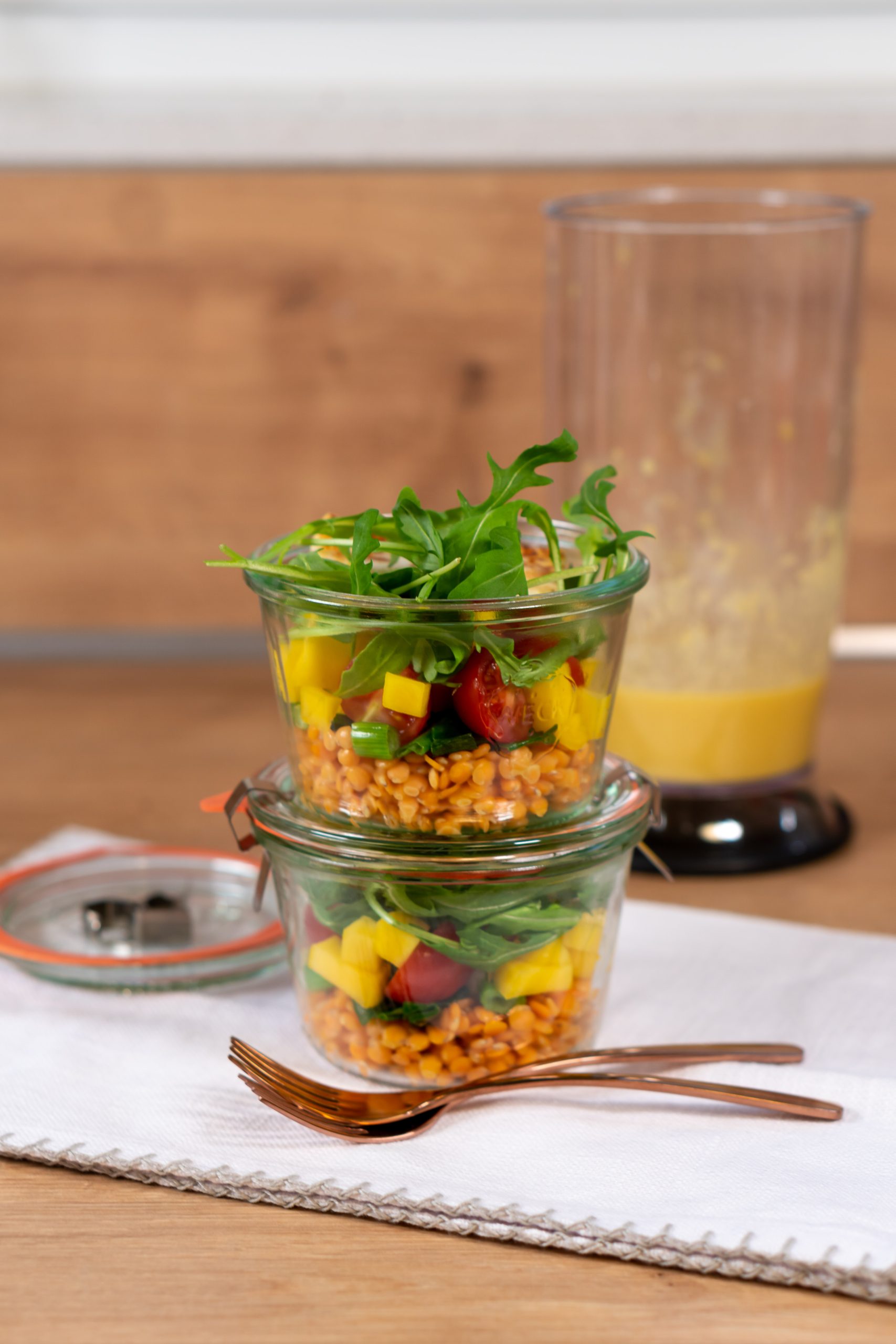Meal-Prep-Linsensalat – Isabell Heßmann