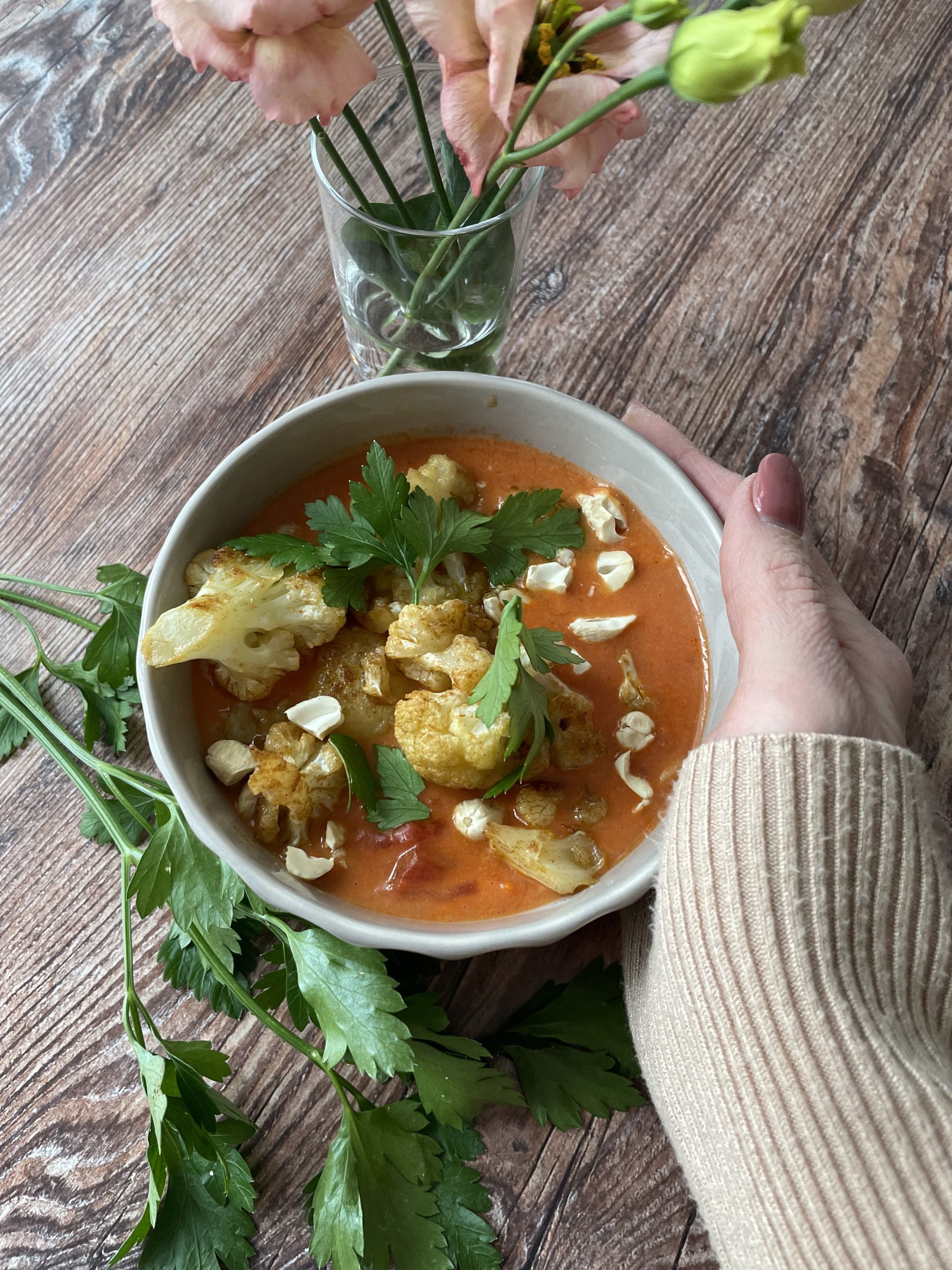 Vegetarisches Curry mit Gewürz-Blumenkohl - Isabell Heßmann