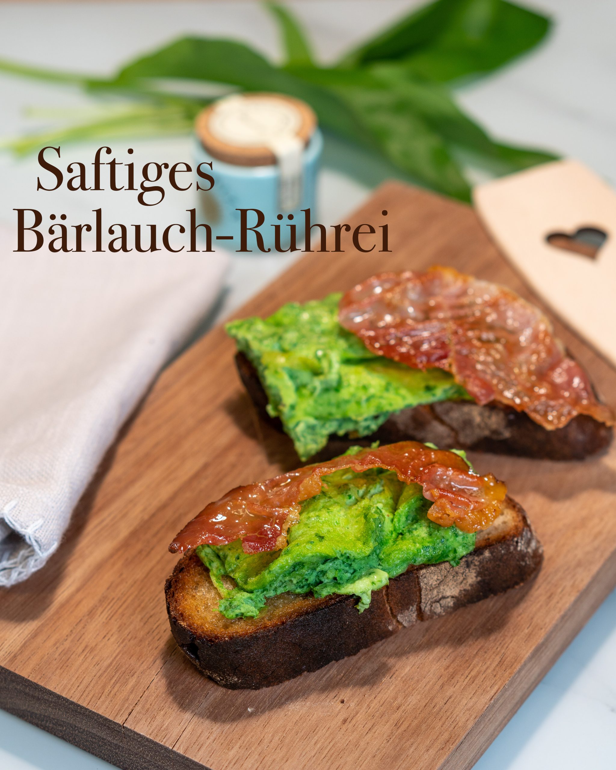 Saftiges Bärlauch-Rührei - Isabell Heßmann